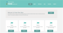 Desktop Screenshot of primefiberglass.com